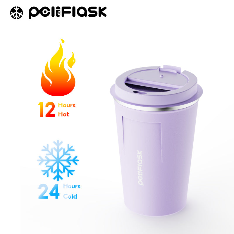 Peliflask 380ml Stainless Steel Coffee Mug With Lid – Insulated Travel Coffee Tumbler