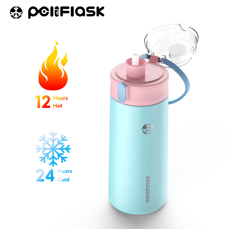 Peliflask 20oz Stainless Steel Tumbler with Spout Lid – Vacuum Insulated Water Bottle