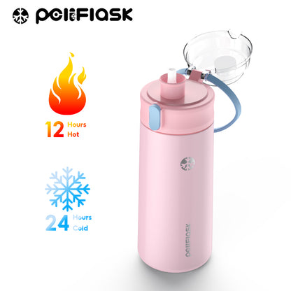 Peliflask 20oz Stainless Steel Tumbler with Spout Lid – Vacuum Insulated Water Bottle