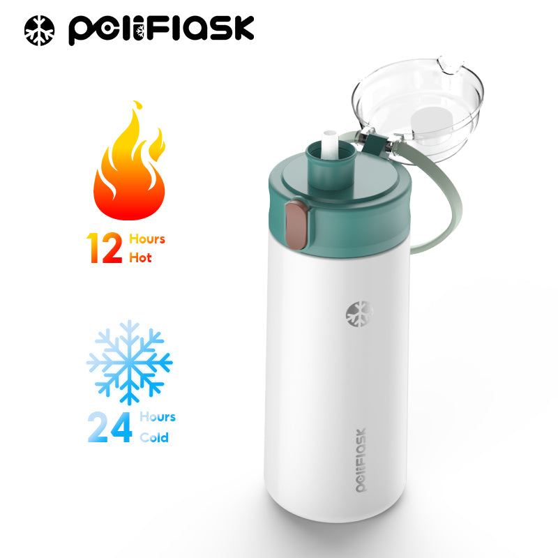 Peliflask 20oz Stainless Steel Tumbler with Spout Lid – Vacuum Insulated Water Bottle