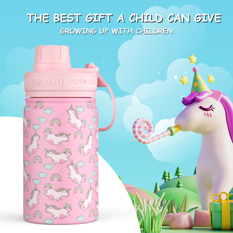 Peliflask 12oz Kids Stainless Steel Water Bottle – Vacuum Insulated Child Tumbler
