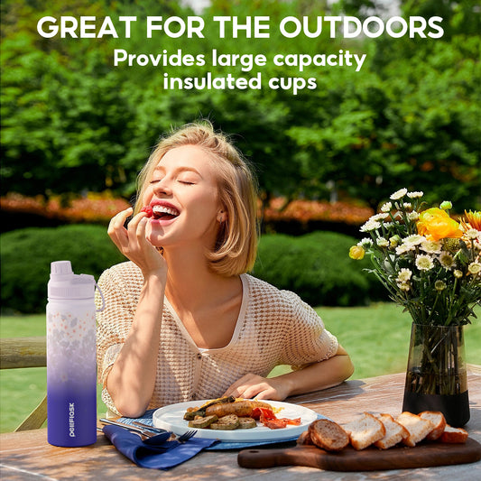 Peliflask Sakura Spring Blossom Tumbler – Aesthetic Vacuum Insulated Water Bottle