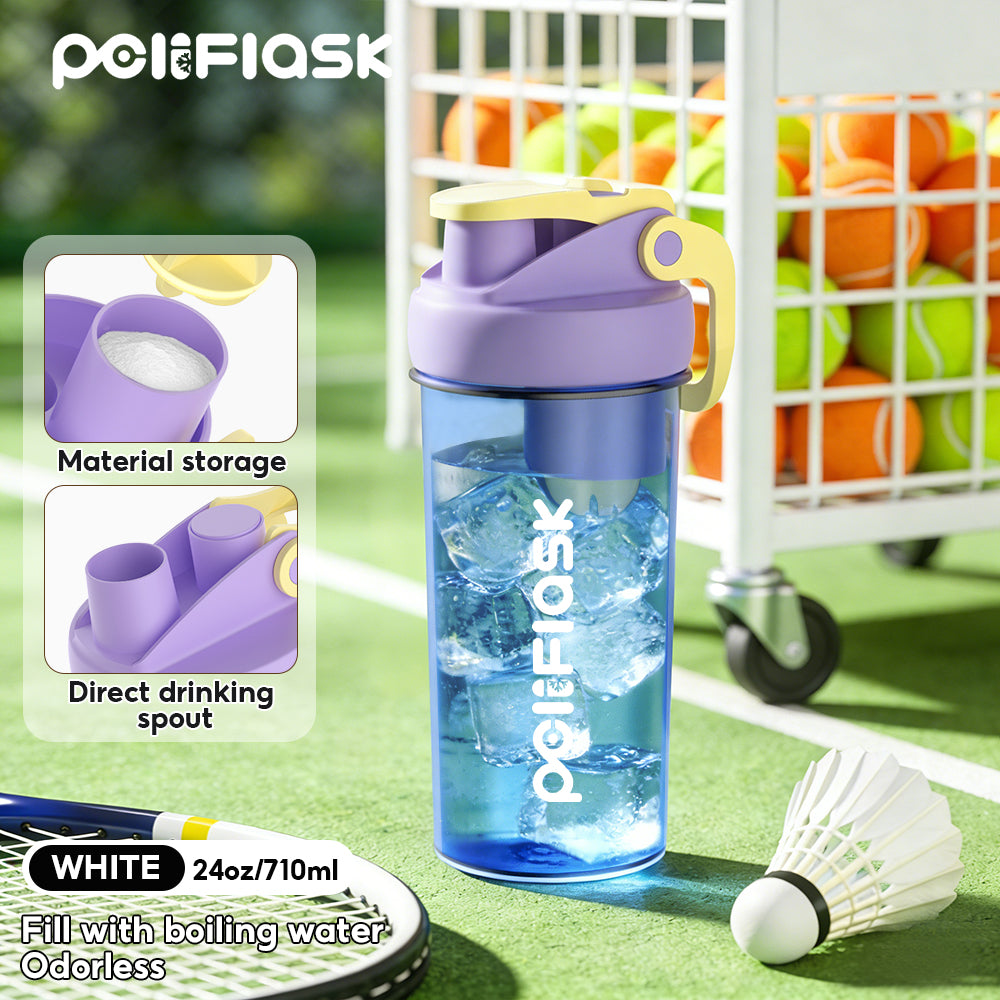 Peliflask 24/30oz Protein Shaker Bottle – BPA-Free Leakproof Sports Water Bottle