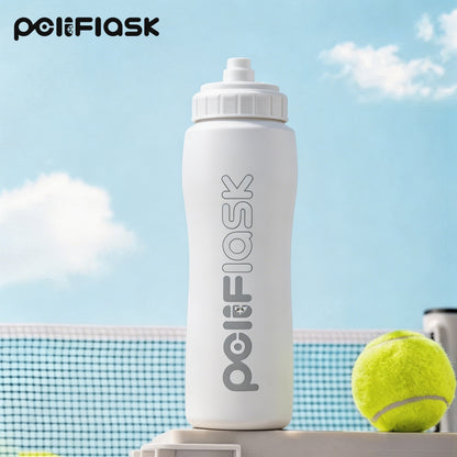Peliflask 34oz Sports Water Bottle 1000ml with Squeeze Spout BPA-Free Leak-Proof for Basketball Football Gym Cycling Outdoor Training