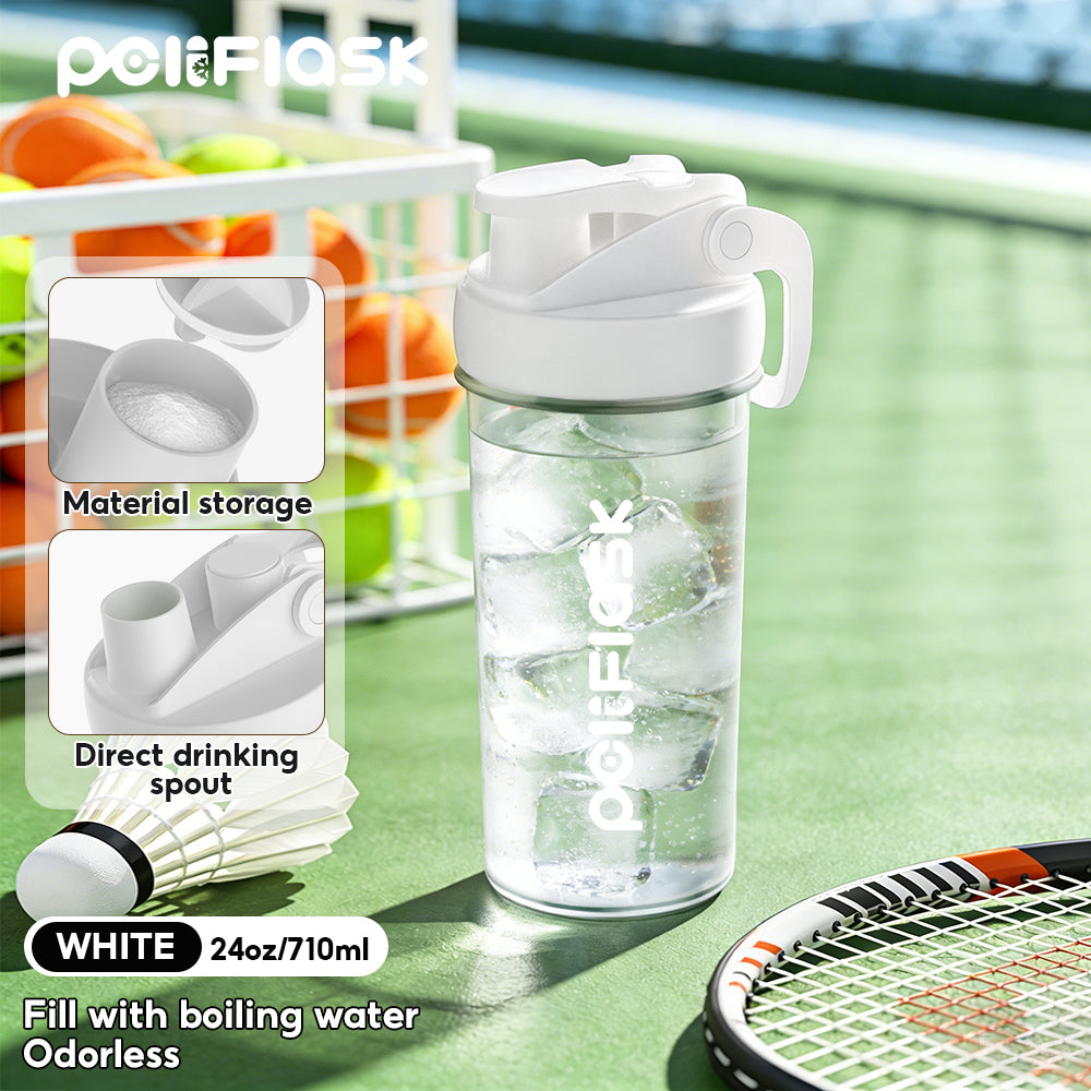 Peliflask 24/30oz Protein Shaker Bottle – BPA-Free Leakproof Sports Water Bottle