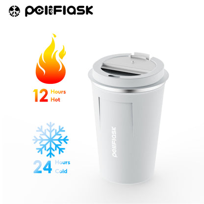 Peliflask 380ml Stainless Steel Coffee Mug With Lid – Insulated Travel Coffee Tumbler