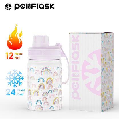 Peliflask 12oz Kids Stainless Steel Water Bottle – Vacuum Insulated Child Tumbler