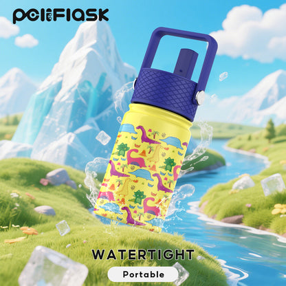 Peliflask 12oz Kids Stainless Steel Water Bottle – Vacuum Insulated Child Tumbler