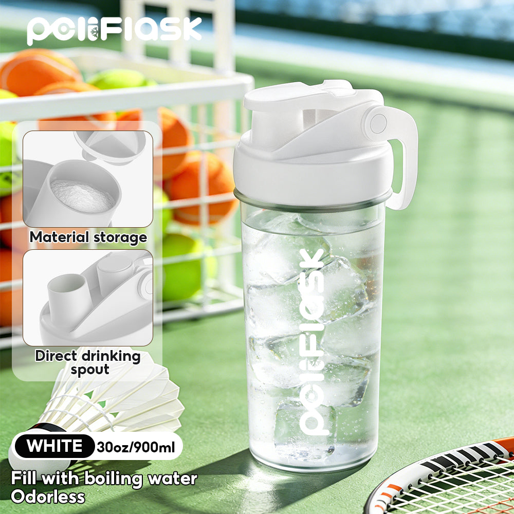 Peliflask 24/30oz Protein Shaker Bottle – BPA-Free Leakproof Sports Water Bottle