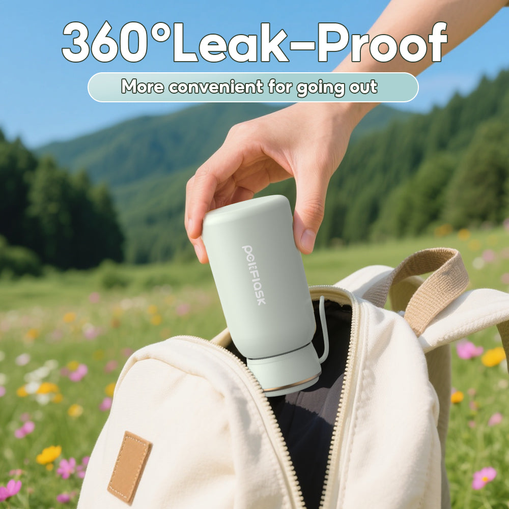 Peliflask 10oz Mini Vacuum Flask Portable Pocket Water Bottle Stainless Steel Cup Hot And Cold