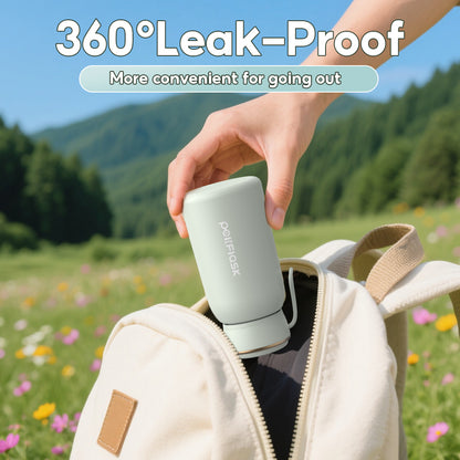 Peliflask 10oz Mini Vacuum Flask Portable Pocket Water Bottle Stainless Steel Cup Hot And Cold