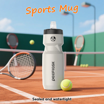 Peliflask 24oz Cycling Water Bottle – Squeeze Sports Bike Bottle BPA-Free Leakproof Hydration Flask