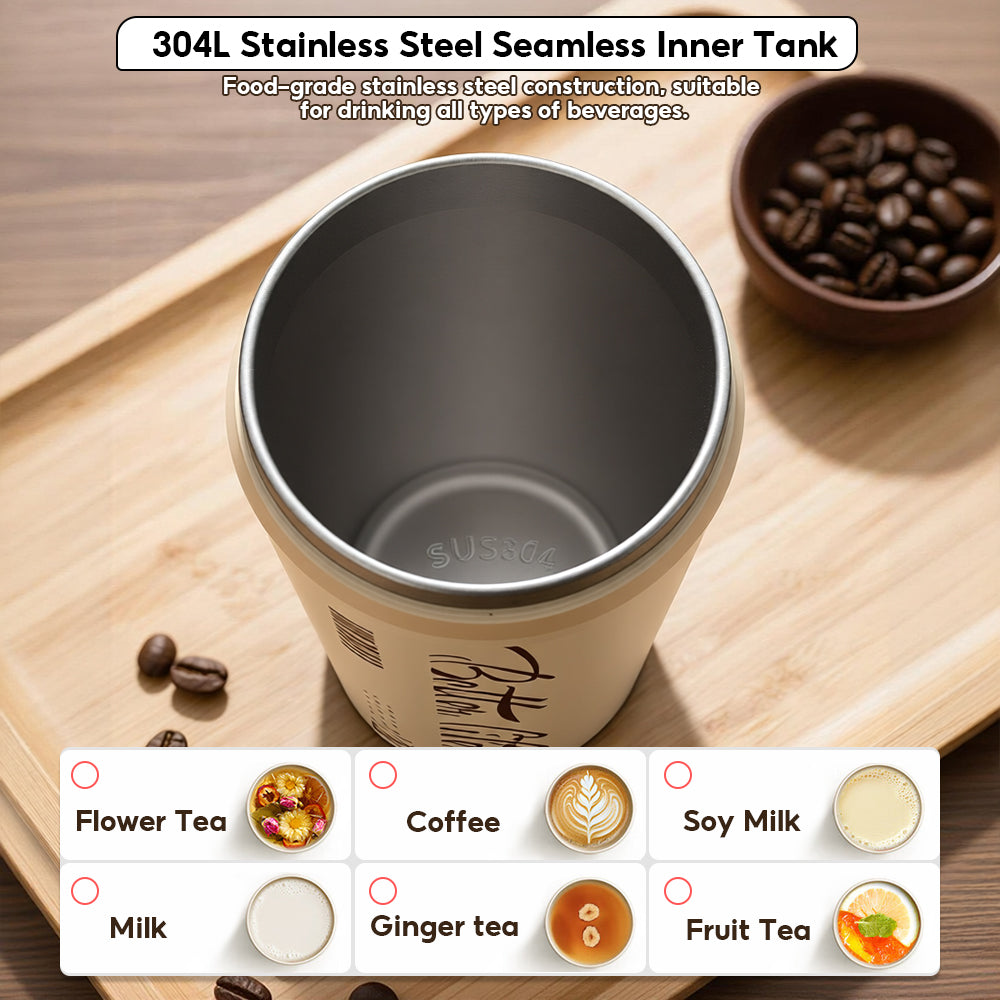 Peliflask 540ml Stainless Steel Coffee Mug – Leakproof Car Tumbler with One-Click Lid (Hot & Cold)