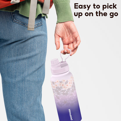 Peliflask Sakura Spring Blossom Tumbler – Aesthetic Vacuum Insulated Water Bottle
