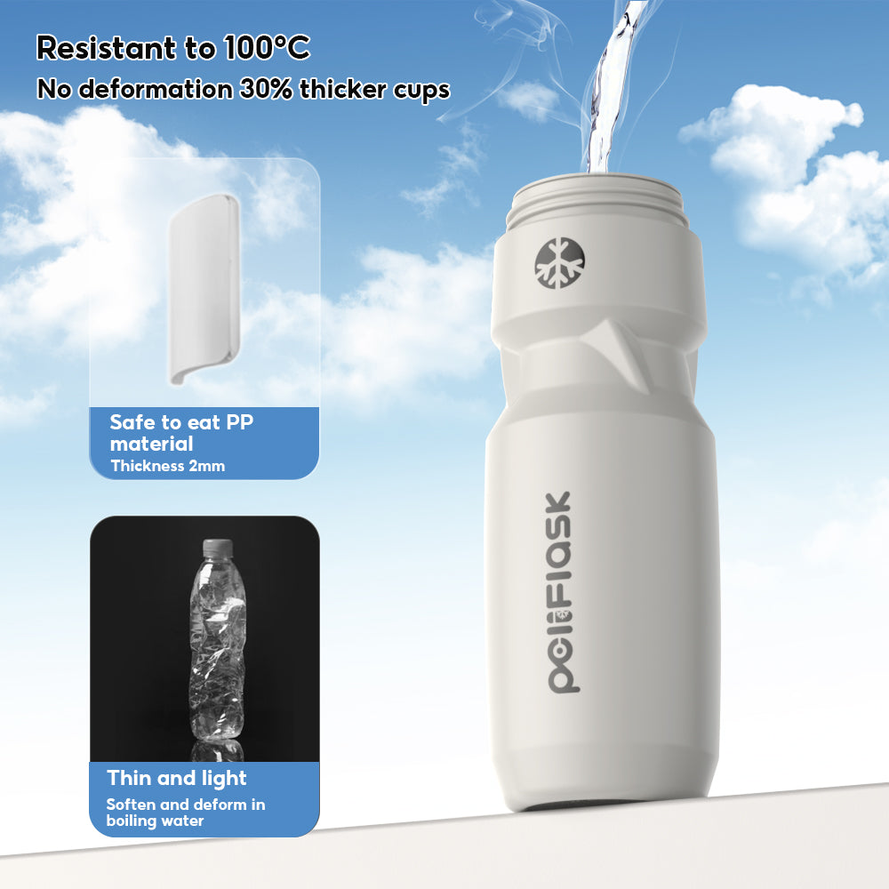 Peliflask 24oz Cycling Water Bottle – Squeeze Sports Bike Bottle BPA-Free Leakproof Hydration Flask