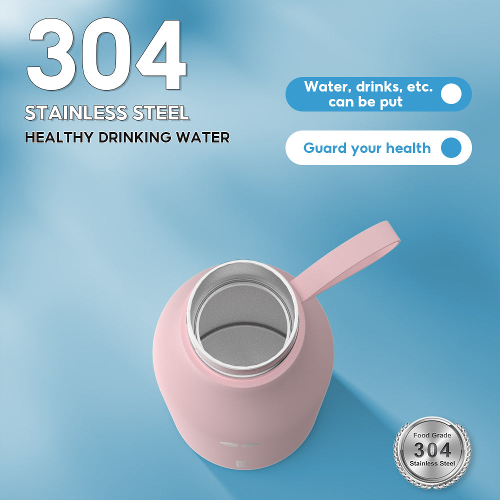 Peliflask 17oz Slim Stainless Steel Water Bottle – Vacuum Insulated Small Mouth Tumbler