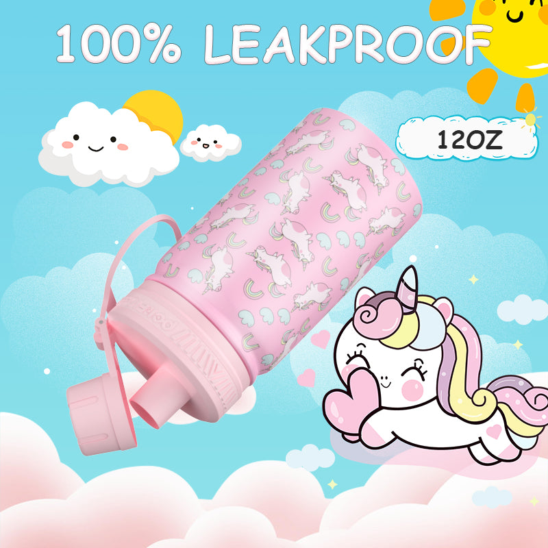 Peliflask 12oz Kids Stainless Steel Water Bottle – Vacuum Insulated Child Tumbler