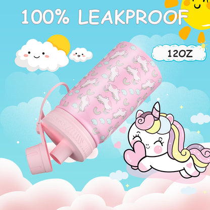 Peliflask 12oz Kids Stainless Steel Water Bottle – Vacuum Insulated Child Tumbler