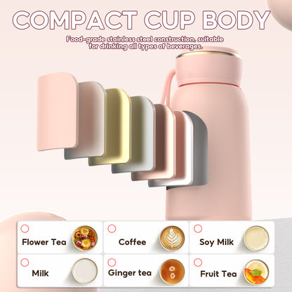 Peliflask 10oz Mini Vacuum Flask Portable Pocket Water Bottle Stainless Steel Cup Hot And Cold