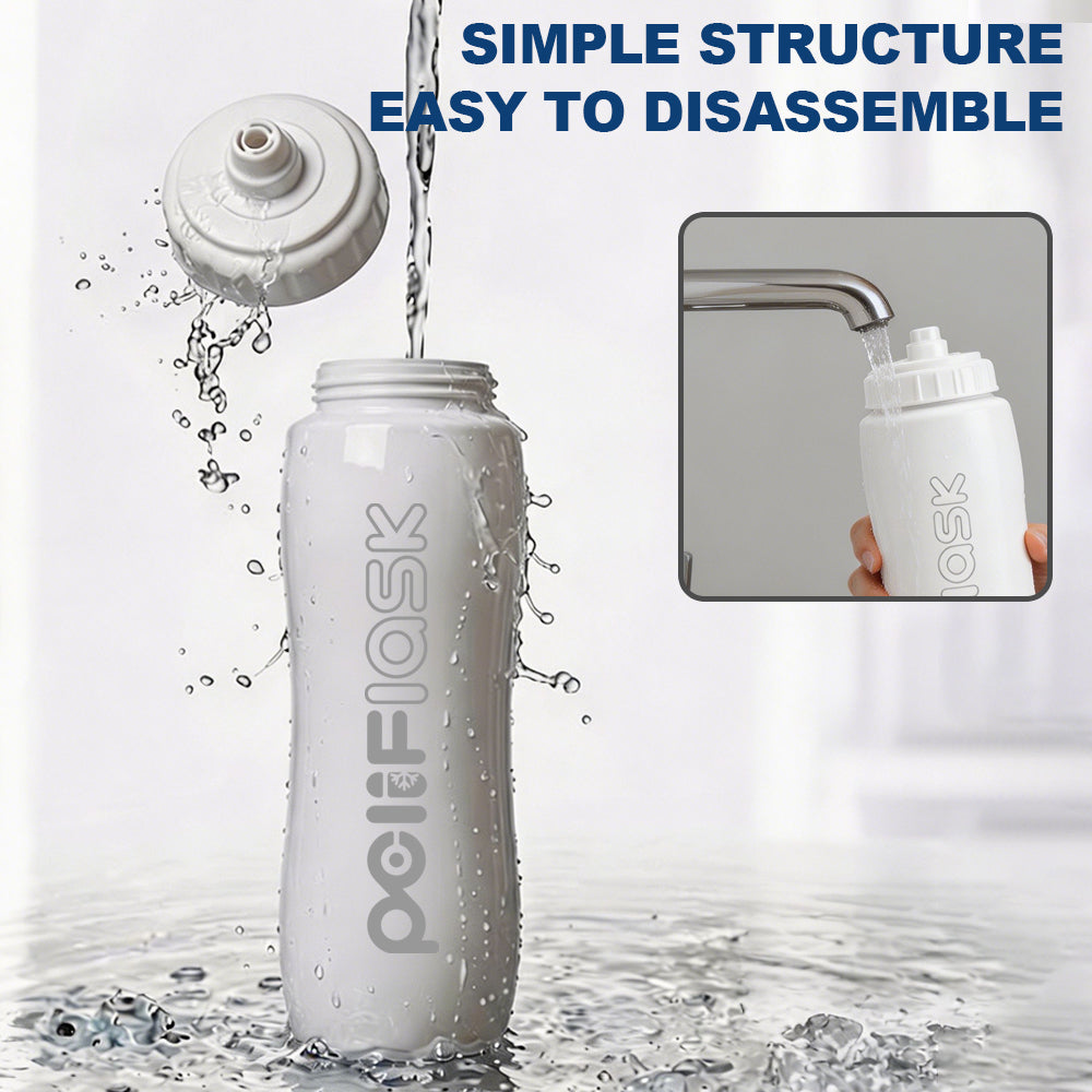 Peliflask 34oz Sports Water Bottle 1000ml with Squeeze Spout BPA-Free Leak-Proof for Basketball Football Gym Cycling Outdoor Training