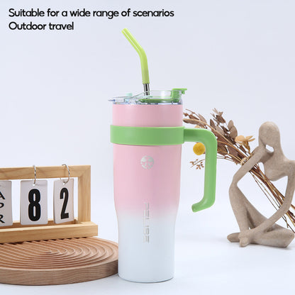 Peliflask 40oz Stainless Steel Tumbler With Handle – Vacuum Insulated Coffee Mug