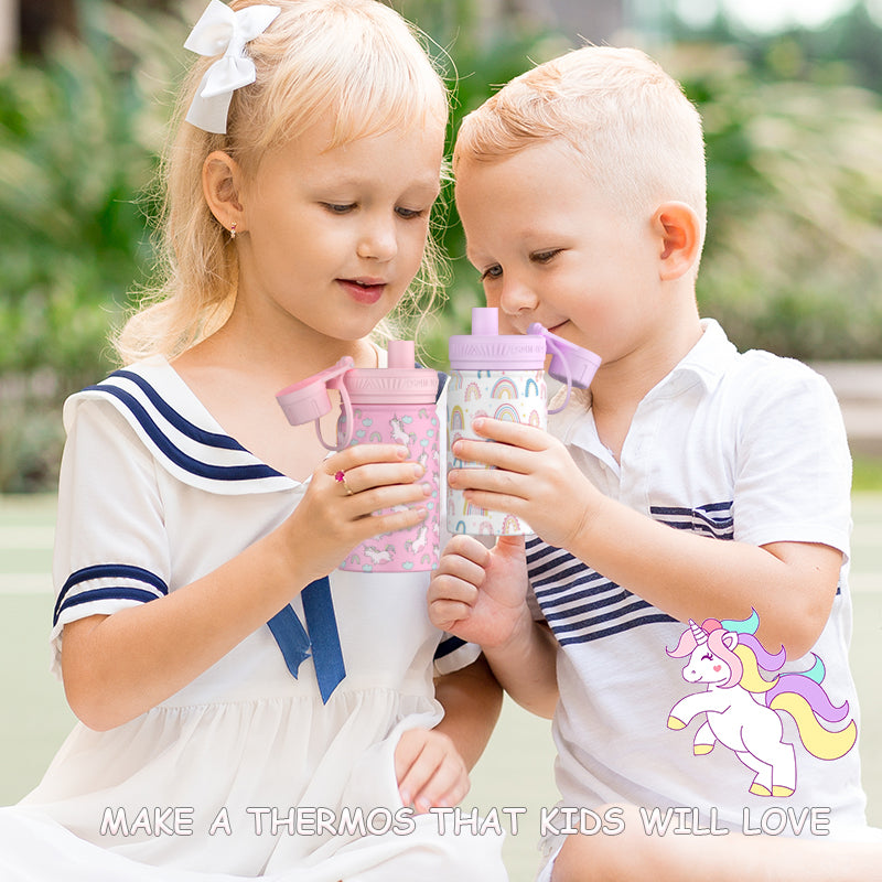 Peliflask 12oz Kids Stainless Steel Water Bottle – Vacuum Insulated Child Tumbler