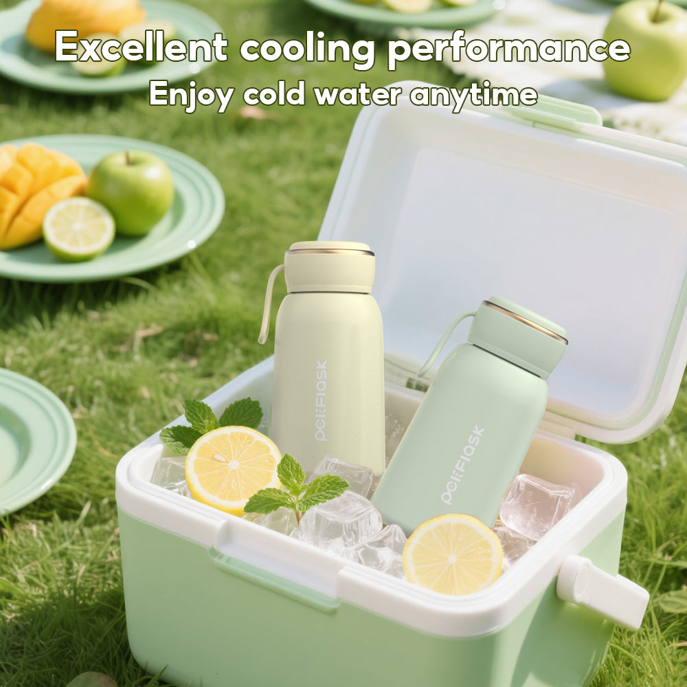 Peliflask 10oz Mini Vacuum Flask Portable Pocket Water Bottle Stainless Steel Cup Hot And Cold