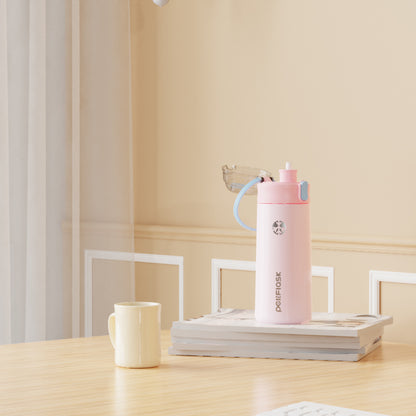 Peliflask 20oz Stainless Steel Tumbler with Spout Lid – Vacuum Insulated Water Bottle