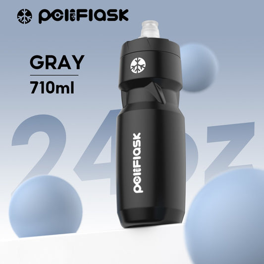 Peliflask 24oz Cycling Water Bottle – Squeeze Sports Bike Bottle BPA-Free Leakproof Hydration Flask