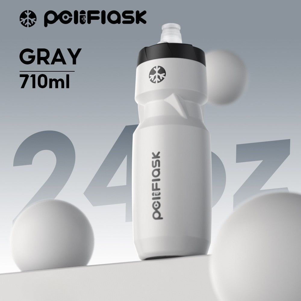 Peliflask 24oz Cycling Water Bottle – Squeeze Sports Bike Bottle BPA-Free Leakproof Hydration Flask